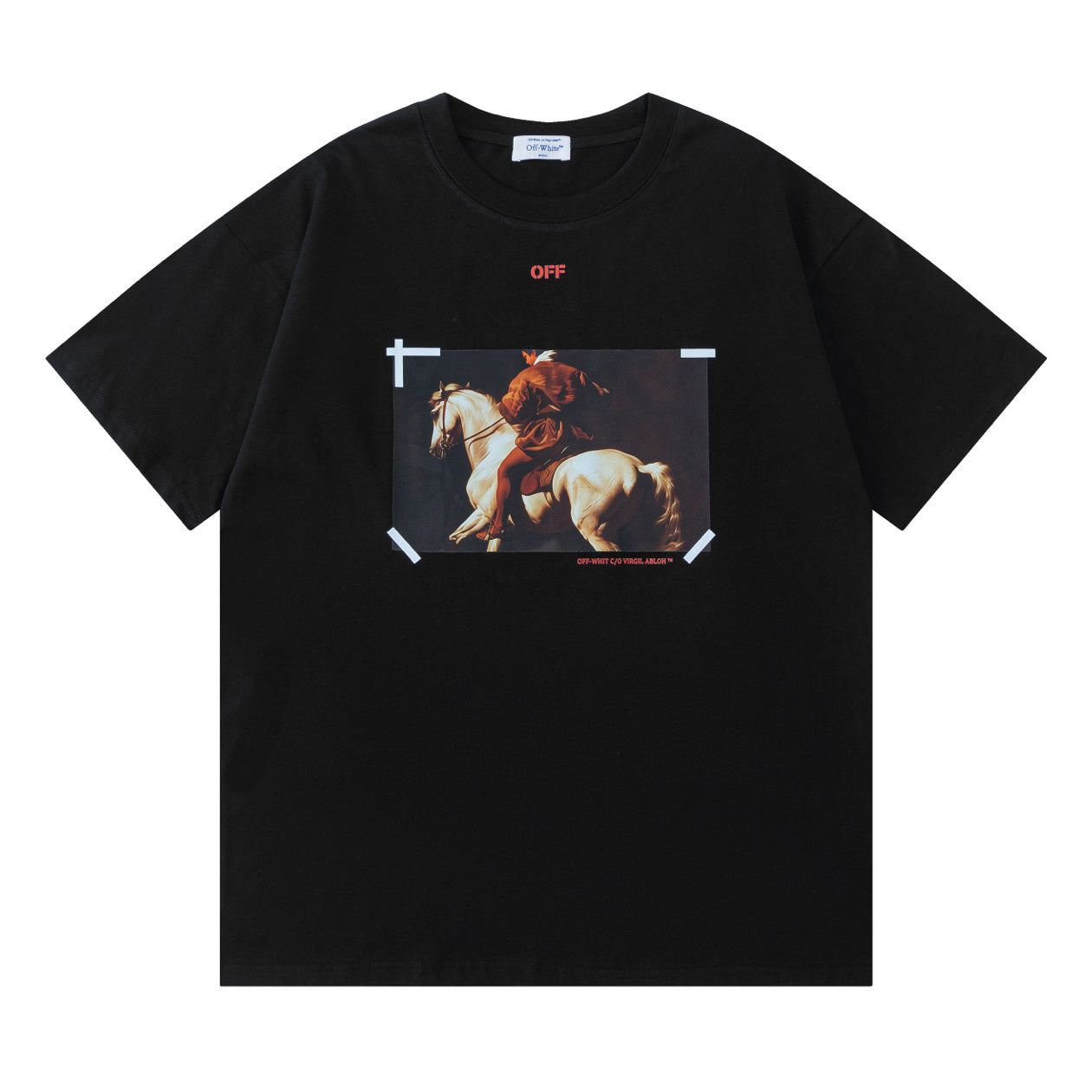OFF WHITE Oil Painting Pattern T-shirt