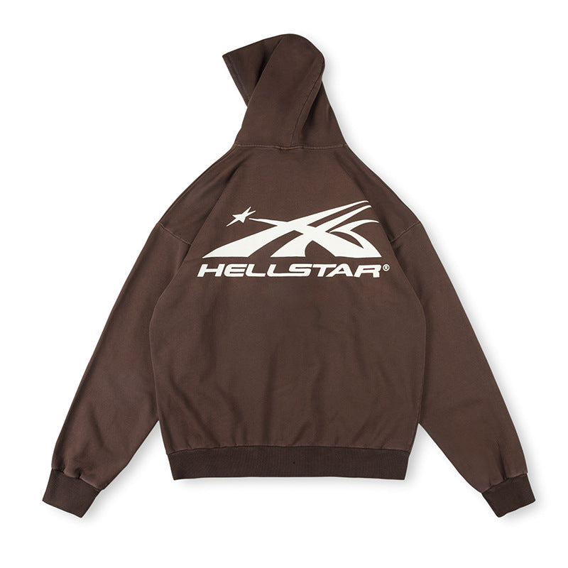 Hellstar HS Logo Zip Up Hoodie