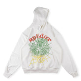 Sp5der OG Web V2 Gradient Hoodie White