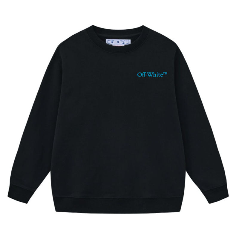 Off White Arrow Pattern Printed Sweatshirts