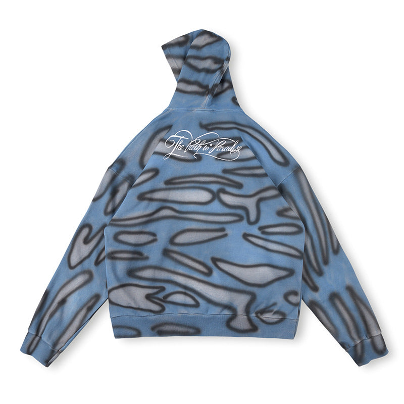 Hellstar Path To Paradise Airbrush Zip-Up Hoodie