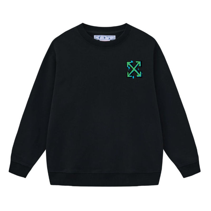 Off White Arrow Pattern Printed Sweatshirts