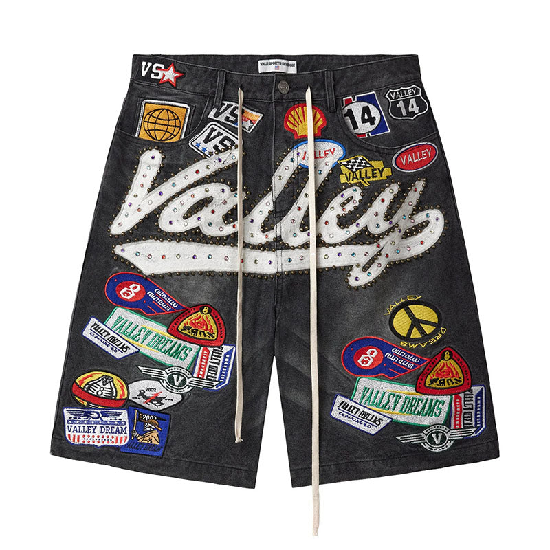 VALLEY Vale Forever 1980's Carpenter Denim Shorts