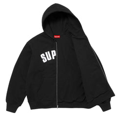 Supreme 25FW Thermal Lined Zip Up Hooded Sweatshirt
