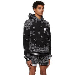 AMIRI Black Bandana B-Ball Hoodie