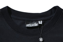 HELLSTAR Letter Pattern T-shirt