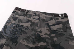 Hellstar Camouflage Printed Shorts