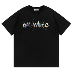 Off White Arrow Pattern Printed T-Shirt