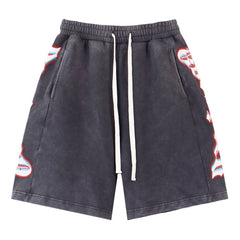 Godspeed Lettering Pattern Shorts #8770