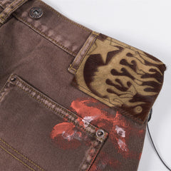 Hellstar Capsule 11 Studded Double Knee Carpenter Shorts