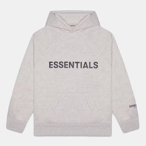 Handla Fear of God Essentials "Heather Oatmeal" Applique hoodie (FW20) online | Smidigt och enkelt på nätet - Merchsweden |