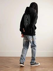 GALLERY DEPT GD MULTI LOGO HOODIE