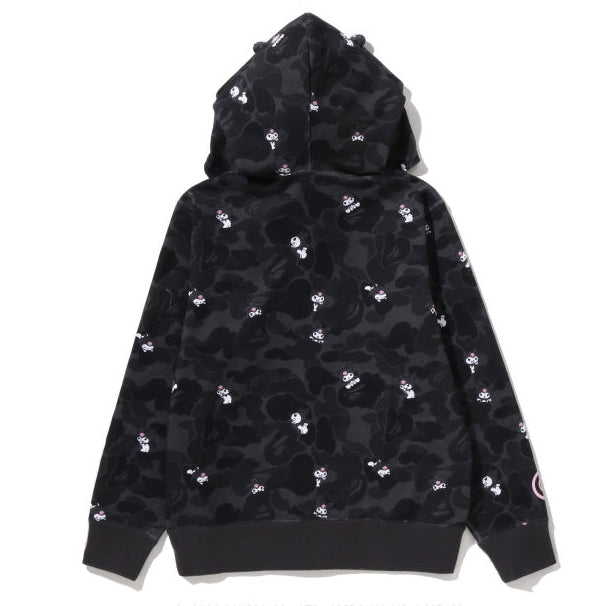 BAPE x Sanrio Characters Kuromi Camo Full Zip Hoodie (Ladies)