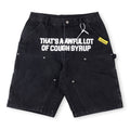 Cough Syrup Denim Shorts