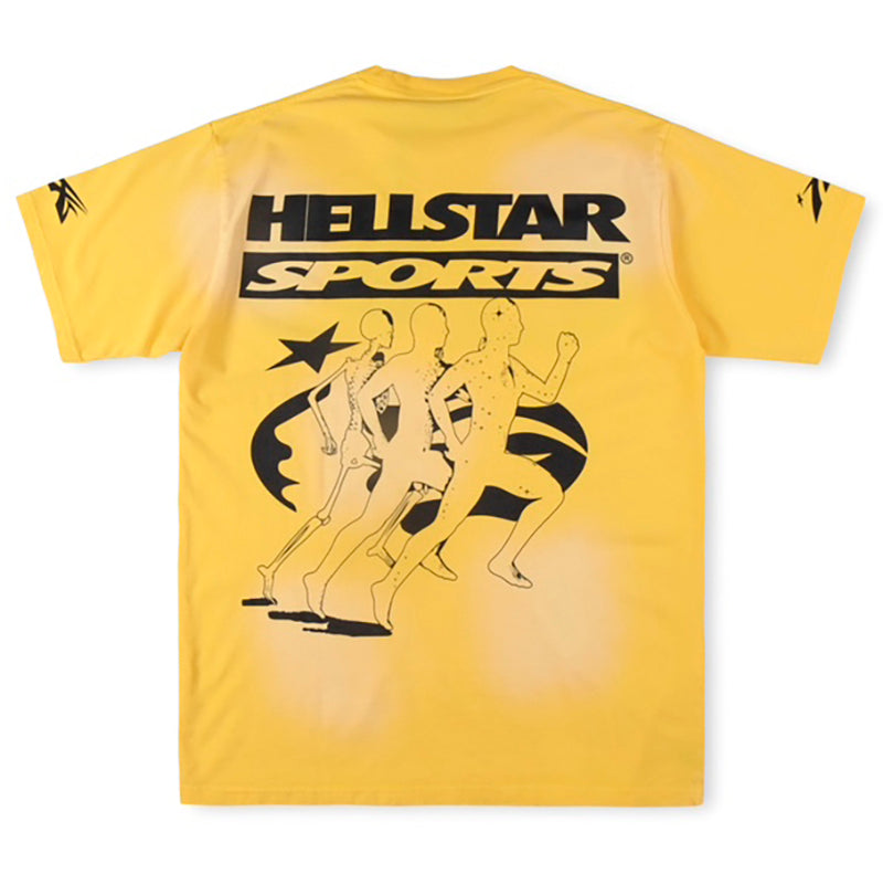 Hellstar No Guts No Glory Marathon Washed Cotton T-Shirt