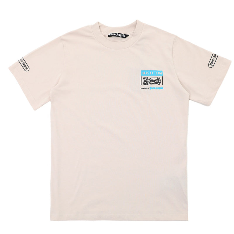 Palm Angels X Haas Moneygram Team Monaco-print T-Shirs