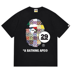 BAPE A Bathing Ape 29th Anniversary Ape Head Tee