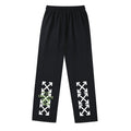 Off White Arrow Printed Trousers Straight Loose Casual Pants #1072