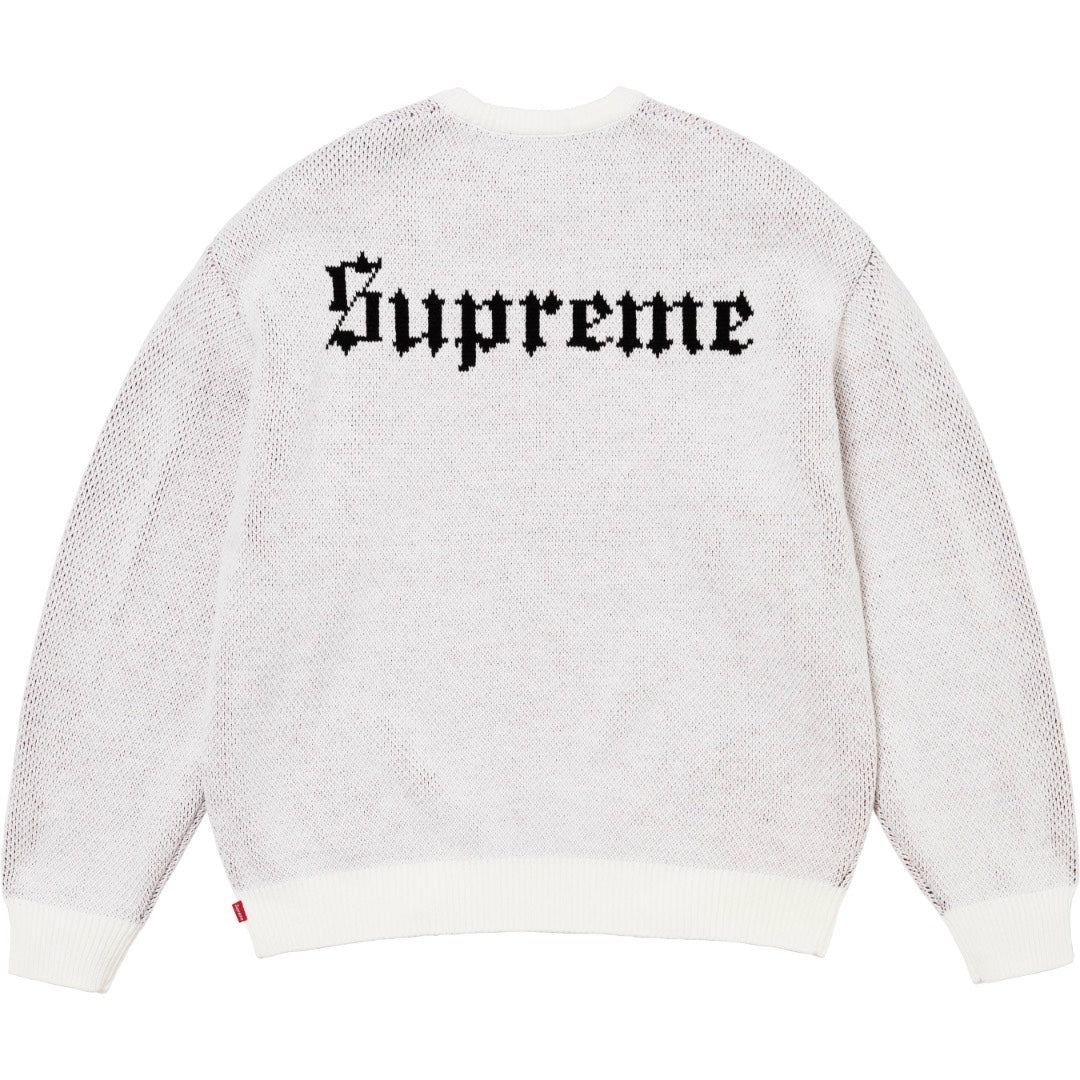 SUPREME FW24 SNOW WHITE SWEATER