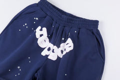 Sp5der OG Web Logo Sweat Short Navy