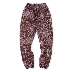 Sp5der AOP Sweatpants Brown