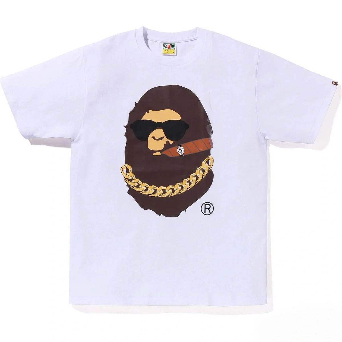 BAPE Boss Smoking Ape Head T-Shirt