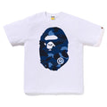 BAPE Color Camo Big Ape Head Tee blue
