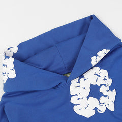 Denim Tears The Cotton Wreath Hoodie Blue