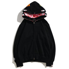 Bape shark full zip double hoodie