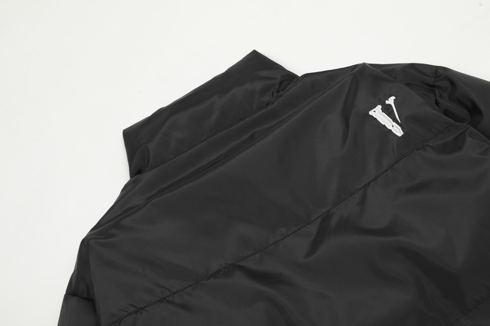 VLONE solid color stand collar cotton jacket