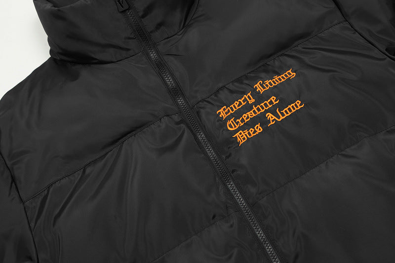 VLONE classic big V logo embroidered casual cotton jacket