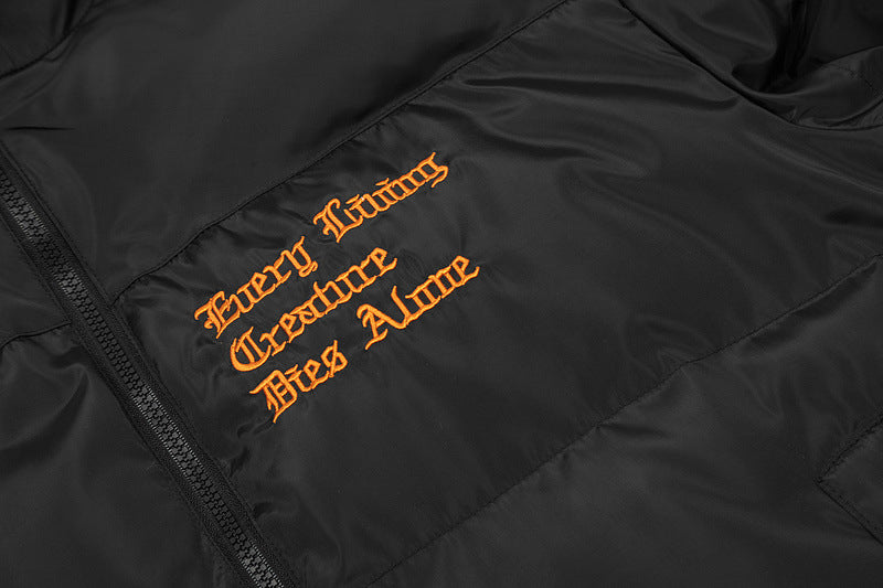 VLONE classic big V logo embroidered casual cotton jacket