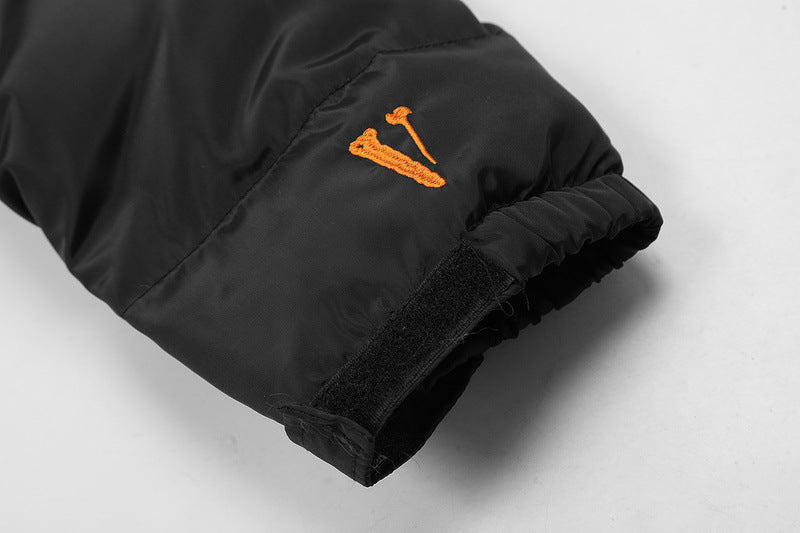 VLONE classic big V logo embroidered casual cotton jacket