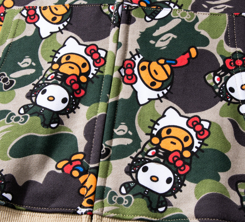 BAPE Hello Kitty CAMO Hoodies