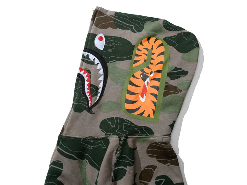 BAPE Color Camo Shark Hoodies