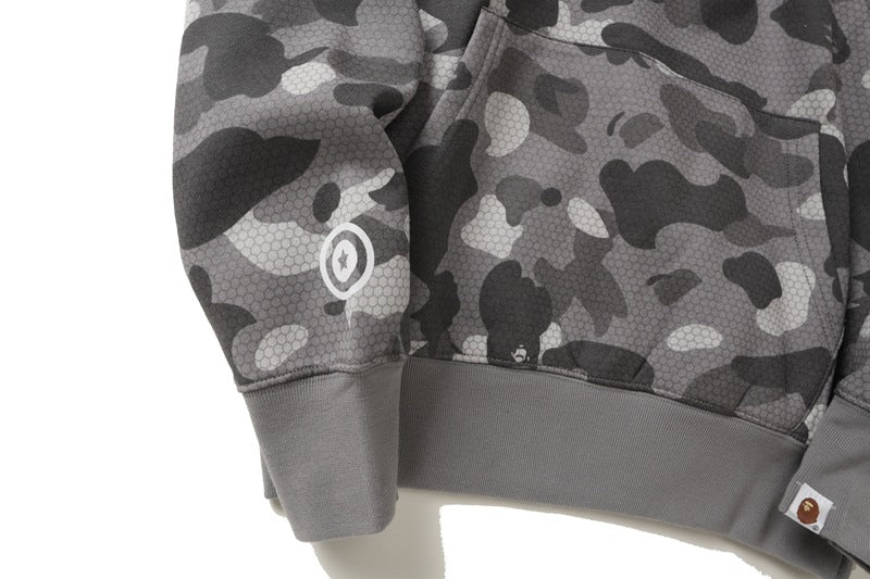 BAPE Color Camo diagonal side zipper Hoodie