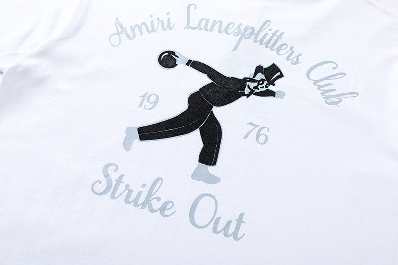 AMIRI Lanesplitters logo-print cotton T-Shirt