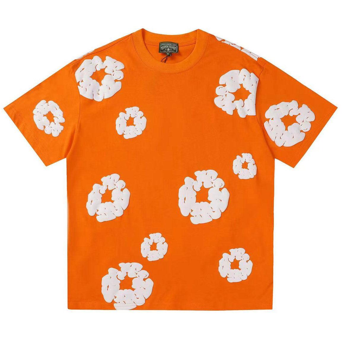 Denim Tears Men's Orange T-shirt