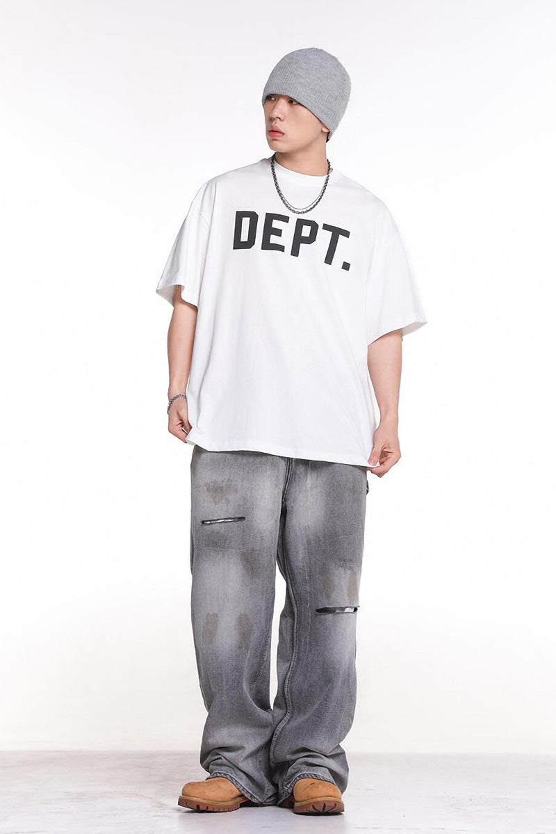 Gallery Dept. Classic LOGO letter printed short Sleeve T-Shirt