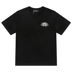 AMlRl Crew Neck Unisex Street Style Plain Cotton T-Shirt