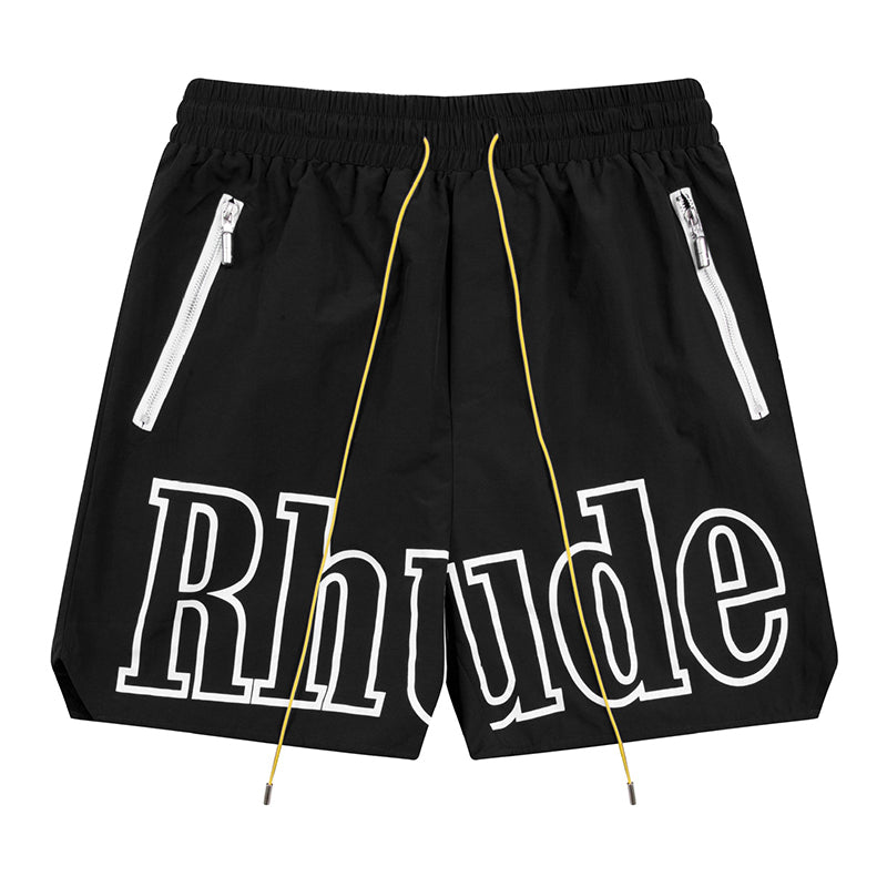 RHUDE Logo Beach Shorts