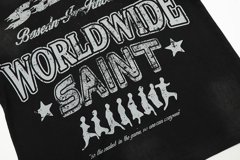 SAINT MICHAEL Logo Print T-Shirts