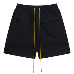 RHUDE Embroidered Letters Logo Shorts