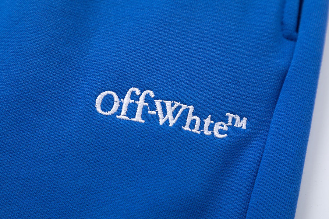 OFF-WHITE Bookish Bit Logo Sweatshort