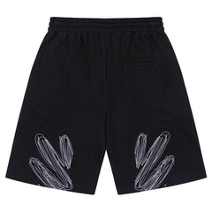 OFF-WHITE Wave Diag Track Shorts