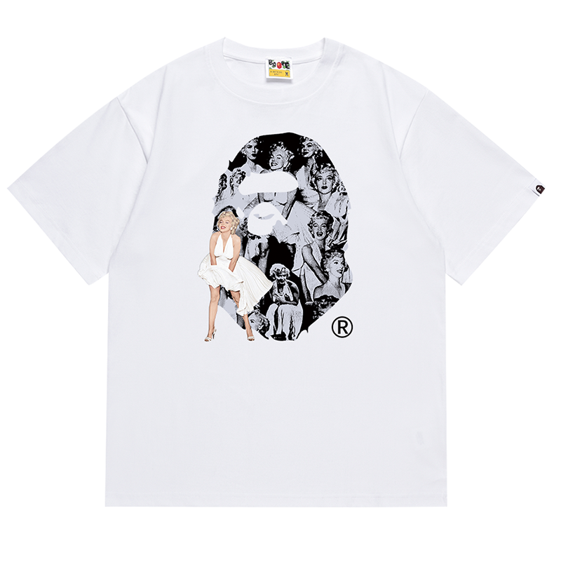 BAPE A BATHING APE x Marilyn Monroe Big Ape Head Tee