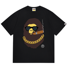 BAPE ape head smoking print Los Angeles limited T-Shirts