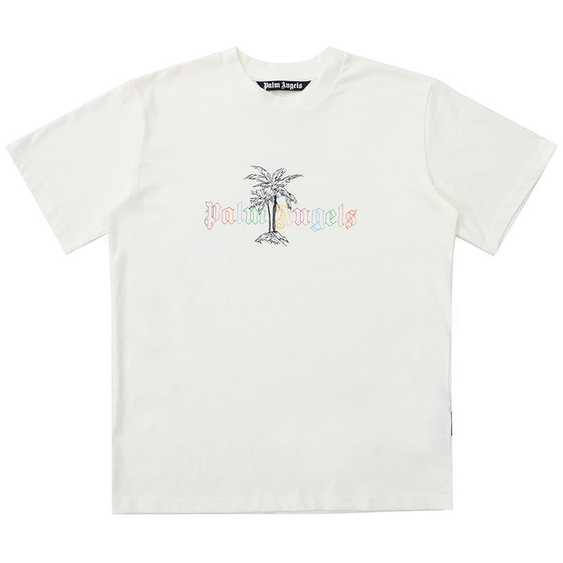Palm Angels Sunset Palm Logo T-Shirts