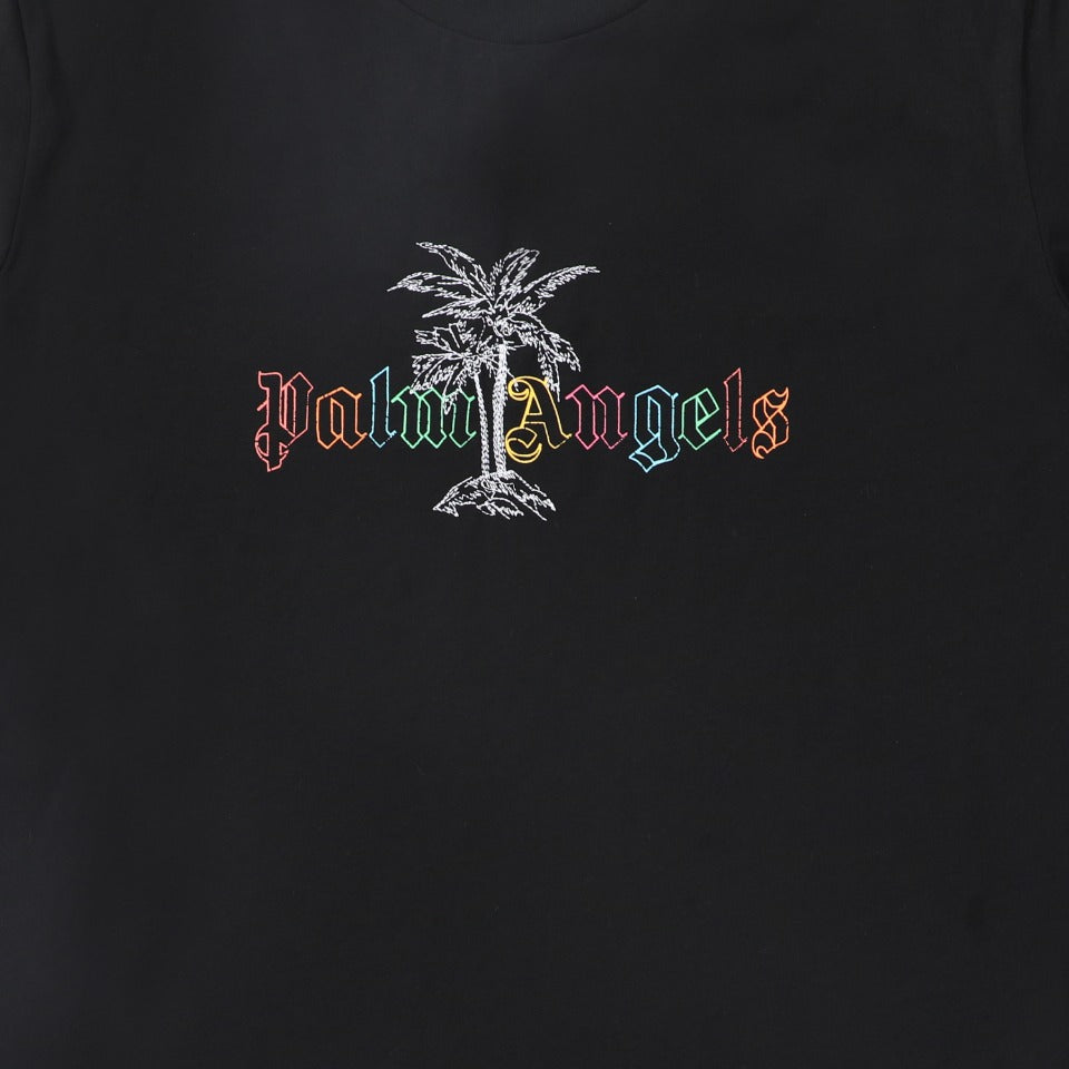 Palm Angels Sunset Palm Logo T-Shirts