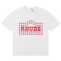 RHUDE FLOCKED BURNOUT T-Shirt